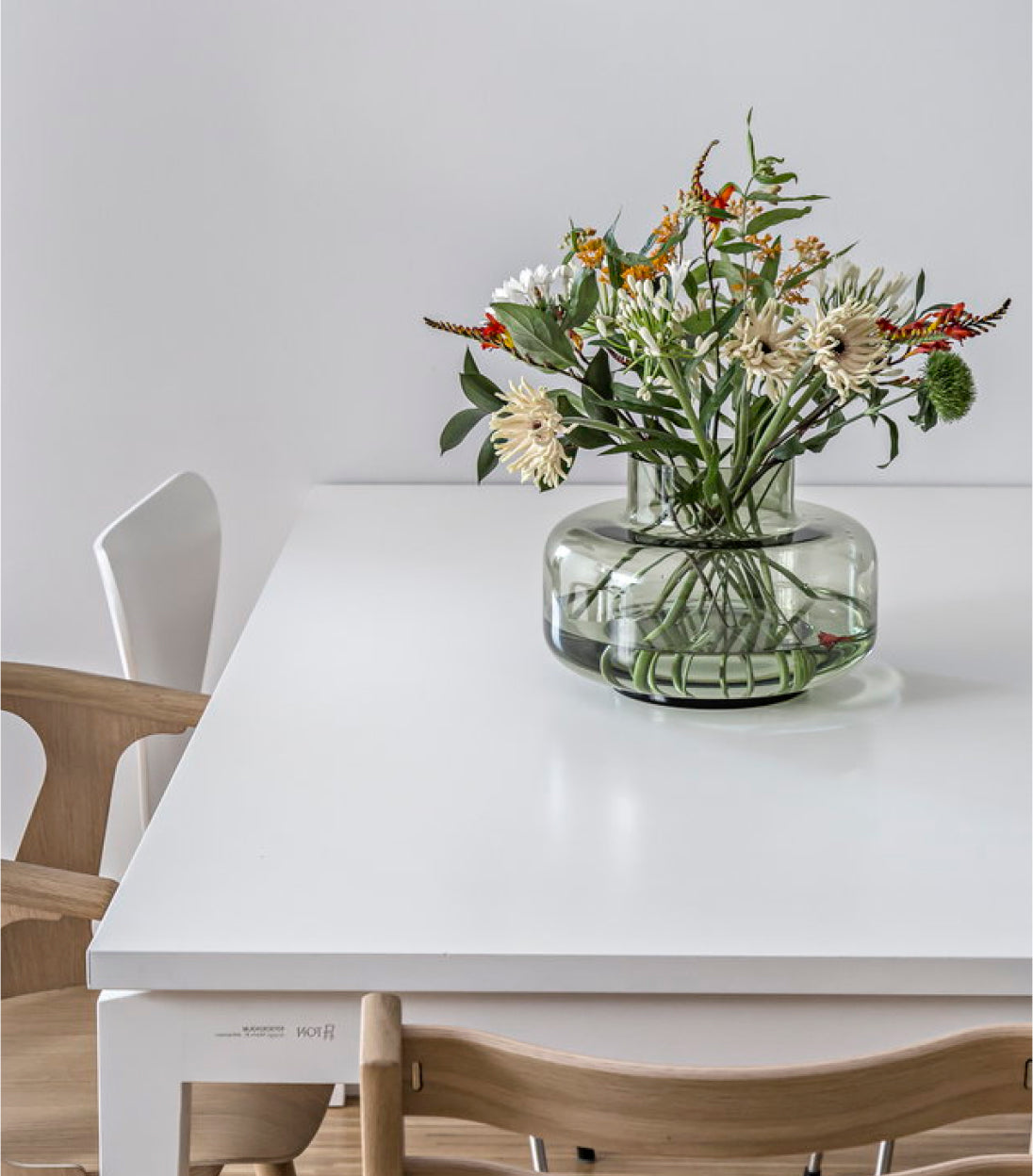 Green vase