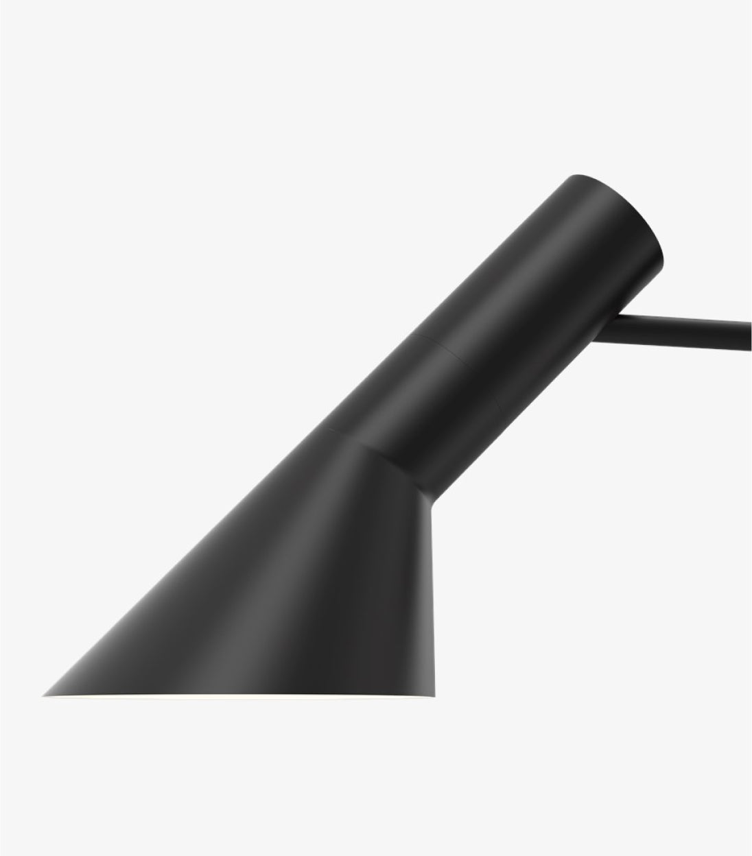 Modern black wall lamp