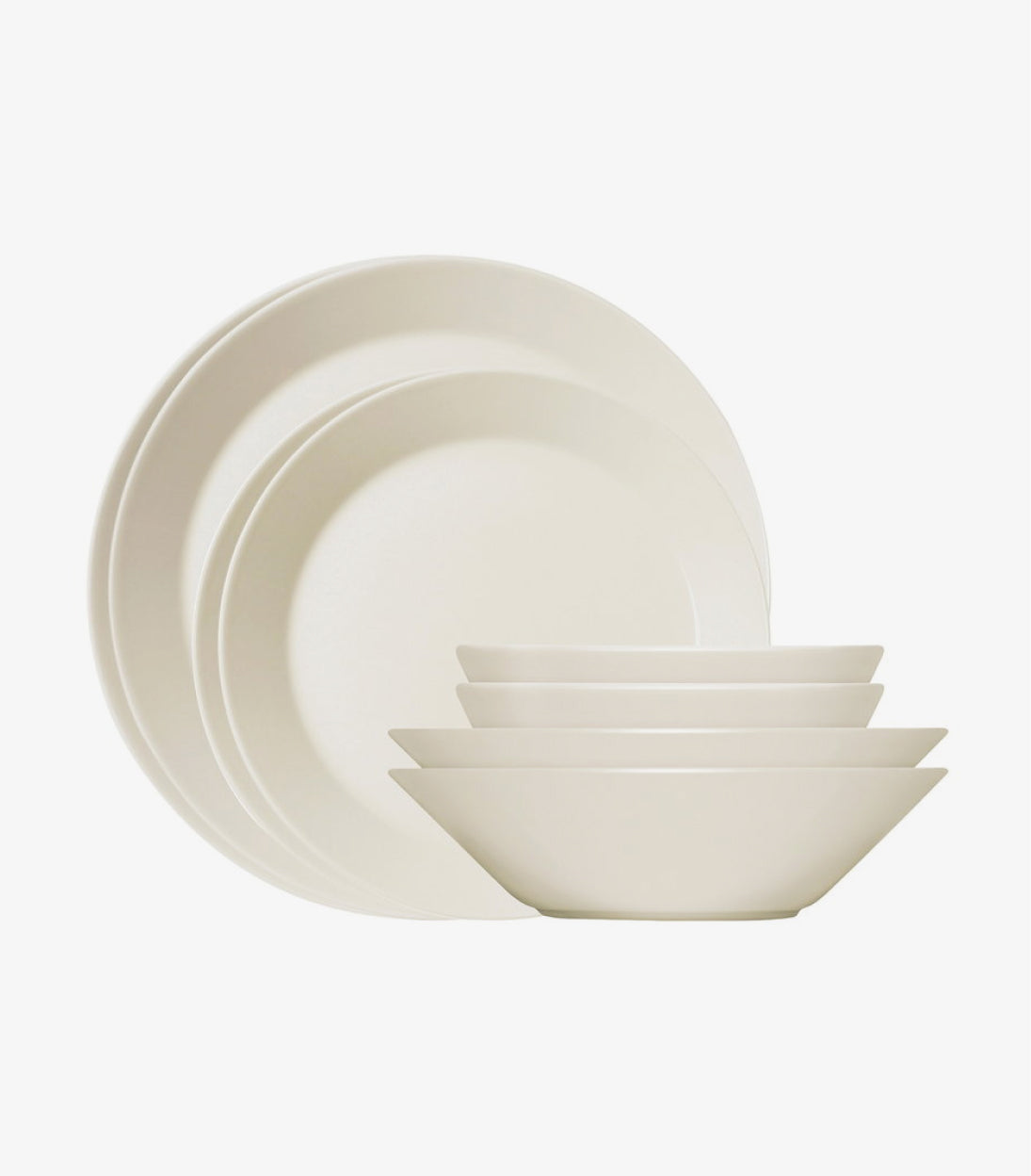 White dinner set