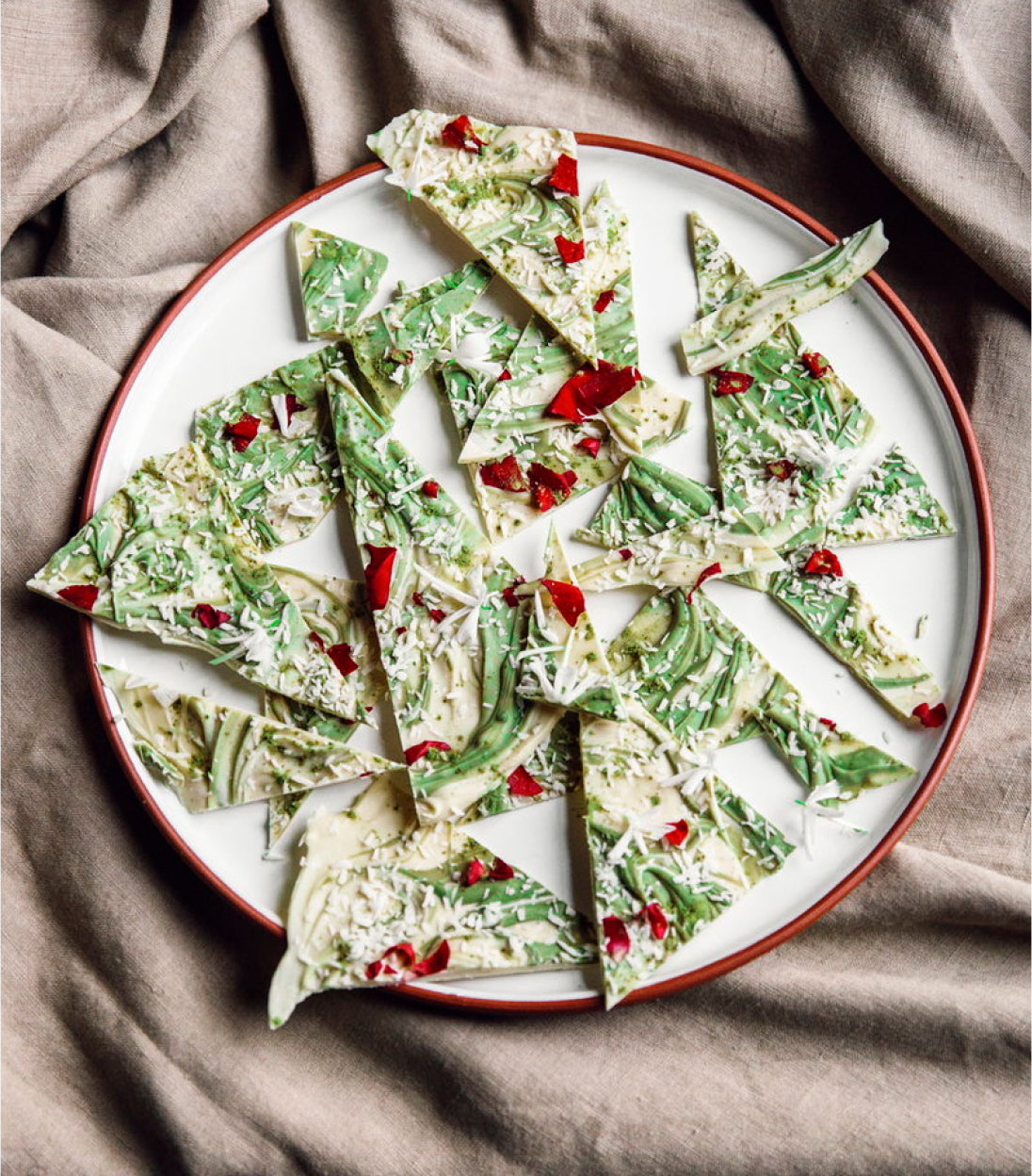 White plate